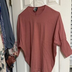 Men's Crewneck Short-Sleeve Shirt in Dusty Rose